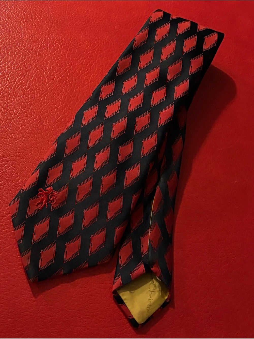 Vintage 90's Christian Dior Tie - Christian Dior Paris Necktie - Men's Necktie